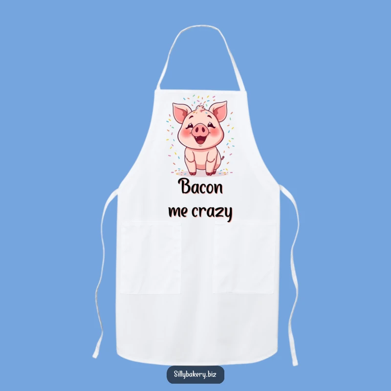 Funny Pig Baking Apron: Hilarious Cartoon Pig Sprinkle Chef Gift
