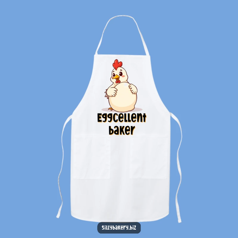 Funny Chicken Baking Apron: Hilarious Cartoon Chicken Dough Chef Gift