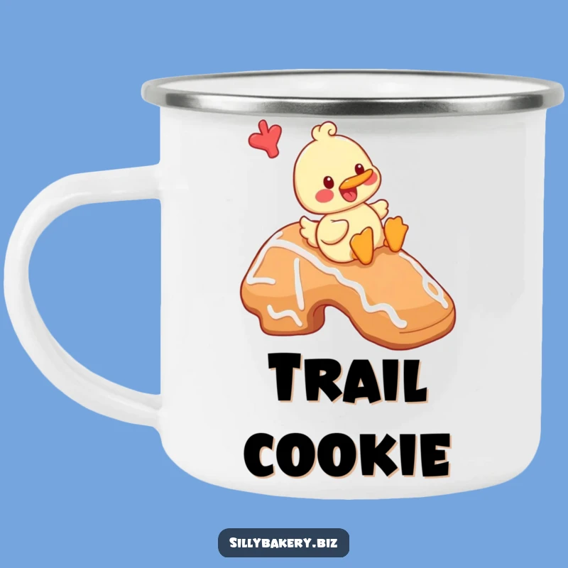 Funny Duck Cookie Camping Mug: Hilarious Outdoor Duck Baking Gift