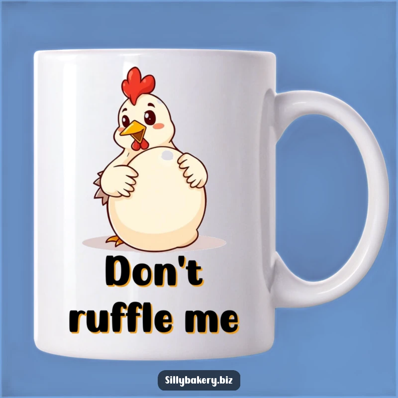 Funny Chicken Dough Mug: Hilarious Baker Chicken Baking Gift for Poultry Fans