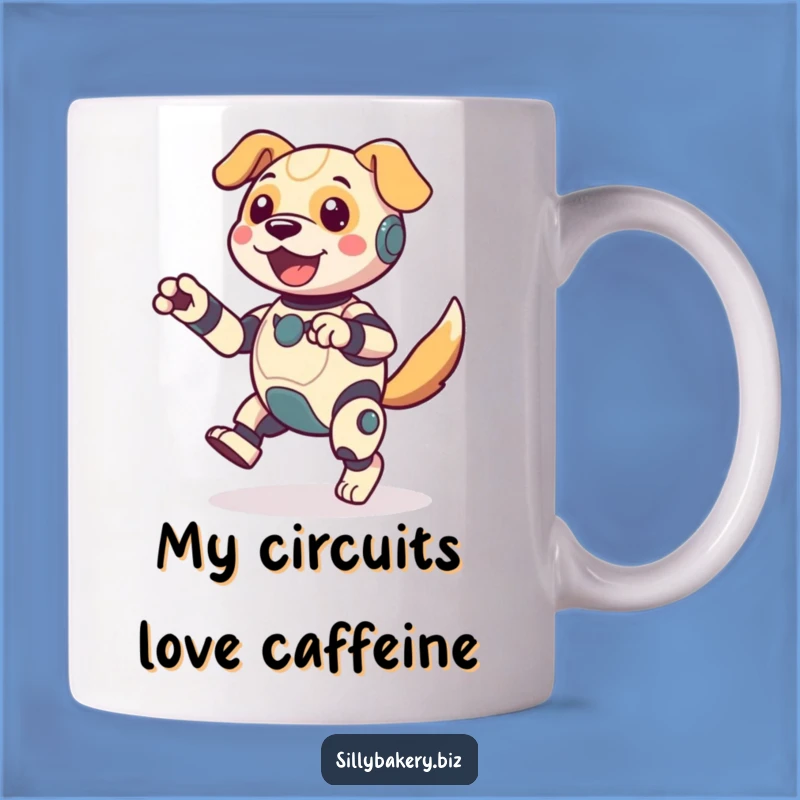 Funny Dog Bot Jigging Mug - A Hilarious Gift for Pet Lovers Who Appreciate Bot Shenanigans