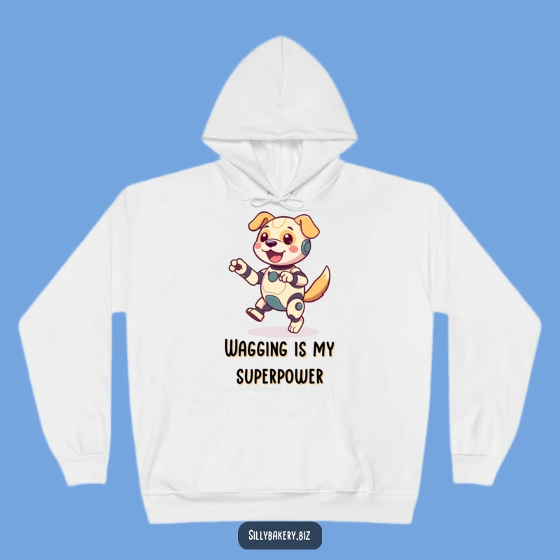 Cozy Funny Dog Bot Jigging Hoodie - Stay Warm and Laugh with this Bot Dancing Sweatshirt