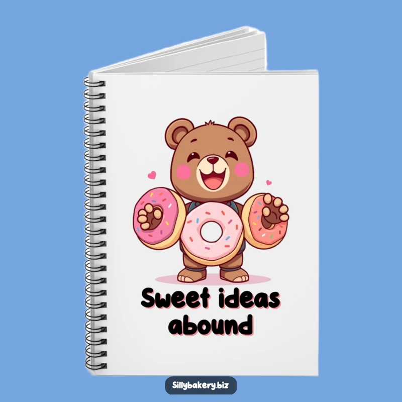 Funny Bear Bot Notebook: Jot Down Sweet Delights and Ideas