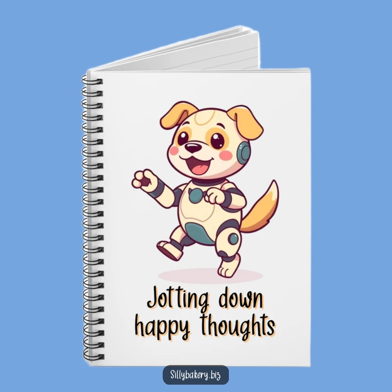Funny Dog Bot Jigging Notebook - Jot Down Ideas with this Hilarious Bot Dancing Journal